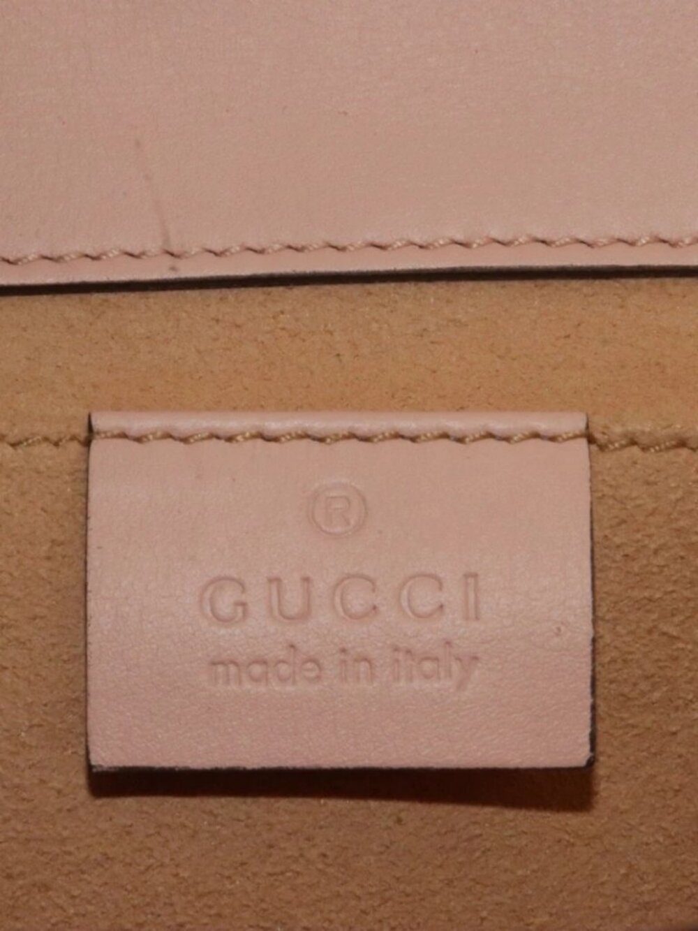 Gucci Calfskin Crystal Star Embroidered Padlock Shoulder Bag - Pink - Picture 2 of 16